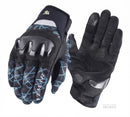 Guante Moto Vemar Negro Azul Reforzado