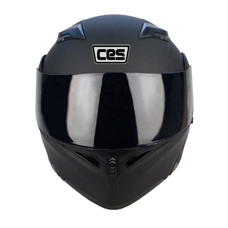 CASCO MOTO ARTICULADO CES FLIP NEGRO MATE