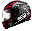 CASCO INTEGRAL LS2 FF353 DEVIANT NEGRO ROJO MATE