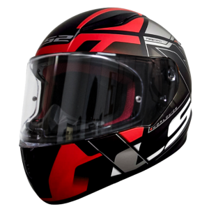 CASCO INTEGRAL LS2 FF353 DEVIANT NEGRO ROJO MATE