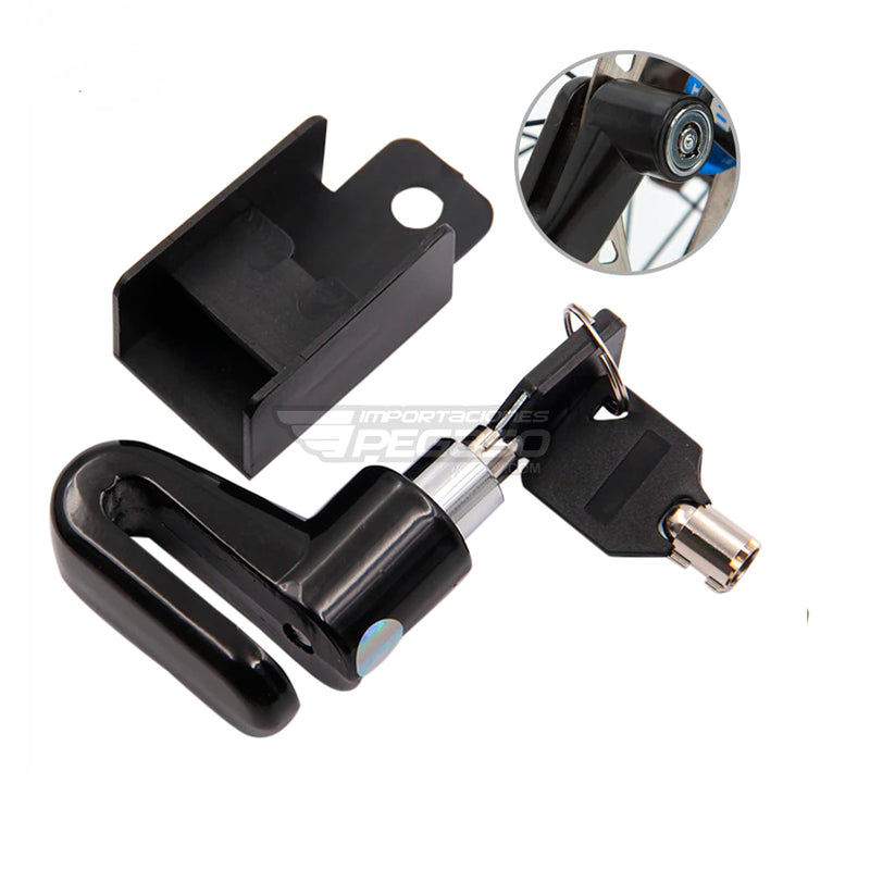 CANDADO DE PROTECCIÓN PARA EL DISCO DE FRENO PARA MOTO O BICICLETA