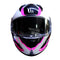 CASCO MOTO MT HELMET STINGER SPIKE BLANCO ROSA BRILLO