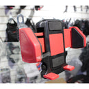 SOPORTE DE CELULAR PARA MOTO ROJO DE PLÁSTICO