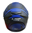 CASCO MOTO LS2 FF320 STEIN AZUL NEGRO MATE