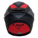 CASCO MOTO LS2 FF320 STASH MATE GRIS ROJO ECE 22.05