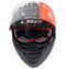 CASCO MOTO LS2 FF320 STASH MATE GRIS ROJO ECE 22.05