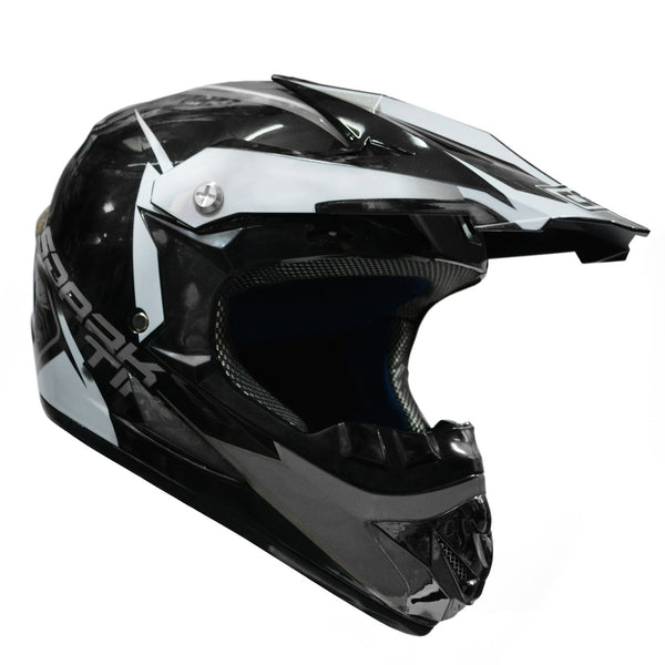 CASCO CES MOTO CROSS DH GRIS DOT