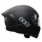CASCO MOTO CES DOBLE VISOR CON ALERON NEGRO MATE