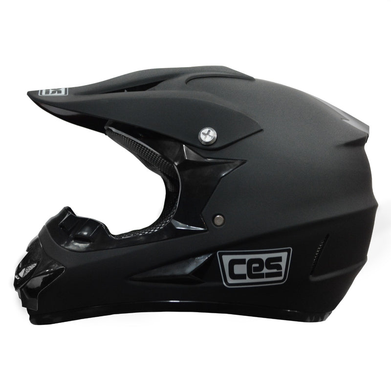 CASCO CES MOTO CROSS DH NEGRO MATE DOT