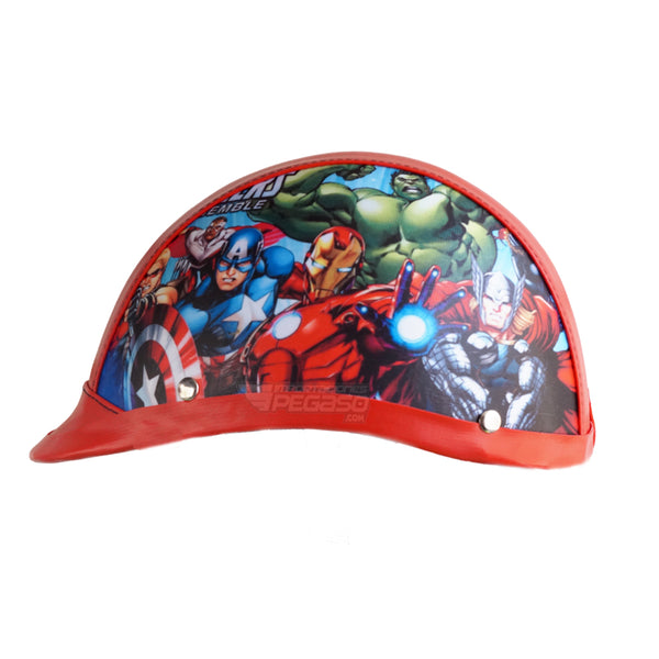 CASCO PARA NIÑO  AVENGER ROJO